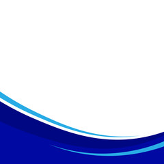 Obraz premium Business Footer With Line Decoration