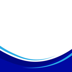 Obraz premium Business Footer With Line Decoration