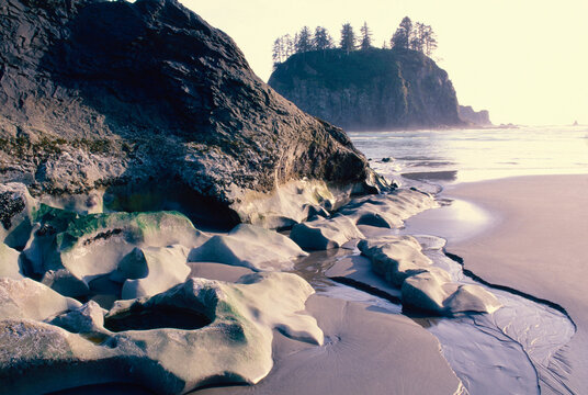 Second Beach Olympic National Park Pacific Coast Washington film