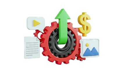 Business Growth and Workflow Icons
