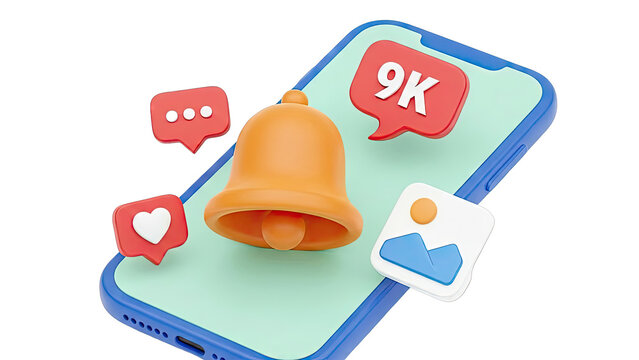 Social Media Notifications and Engagement on Smartphone - Powered by Adobe