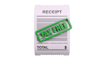 Tax Free Receipt