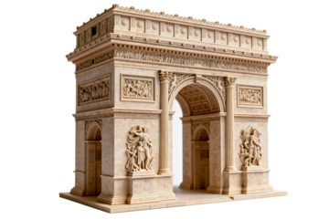 Model of the Arc de Triomphe in Paris