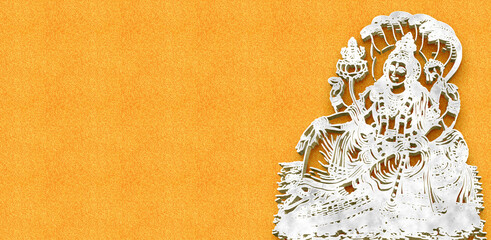 Lord Vishnu Blessing with Abhaya Mudra on Thursday Brihaspatiwar