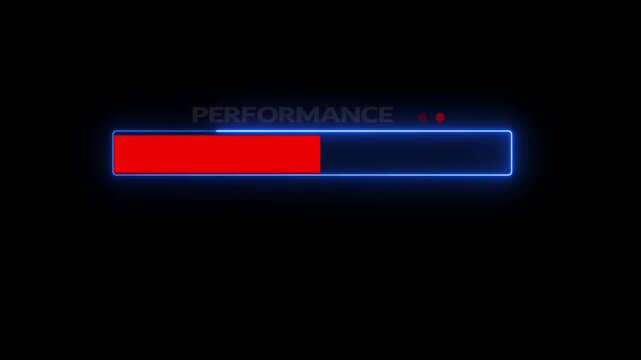 Performance loading bar animation