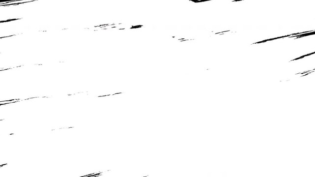 4k Paint Brush animation for rough video transitions and street style animation for streets. Brush animation, brush strokes black and white
