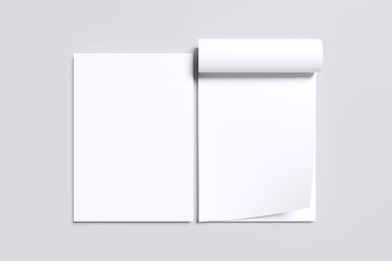 Realistic NoteBook Mockup Blank