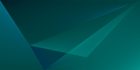 Green turquoise and Blue background vector overlap layer on dark space for background design. vector illustration