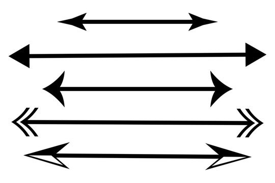 Dual semi circle Arrow. Double headed curved arrow symbol. Semicircular curved. Replaceable design. two side arrow icons 