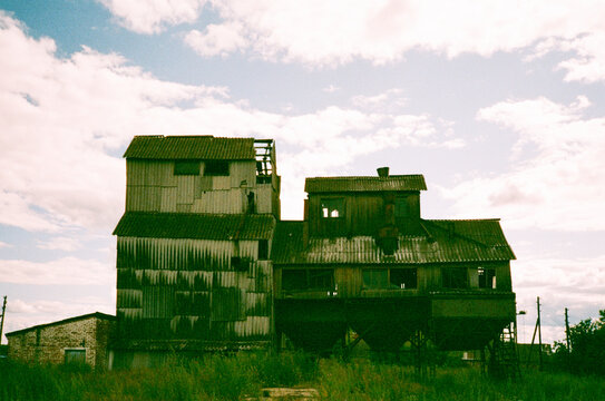 Rural abandoned Building in a landscape