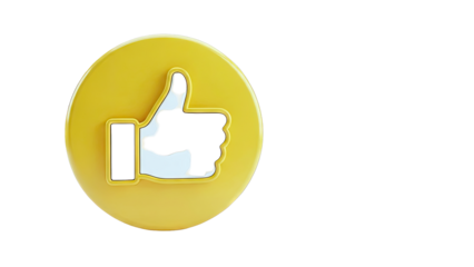3D Thumbs Up Icon