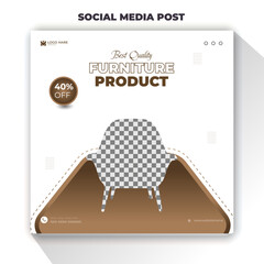 Modern Furniture Product Facebook Cover Design