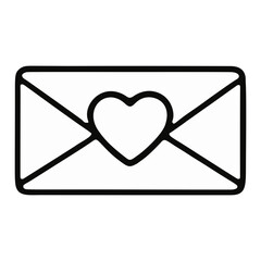 envelope with heart