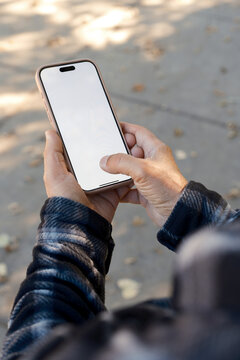 texting on phone screen