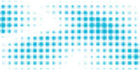Modern Transparent Vector Gradient Blue Color Halftone Background Staggered Dots Pattern modern dotted arts abstract illustration