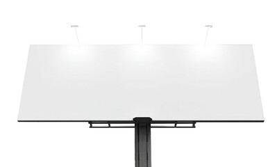 Obraz premium billboard mockup, isolated on white background.