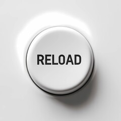 Outlined refresh button icon, often used in tech dashboards or app update elements