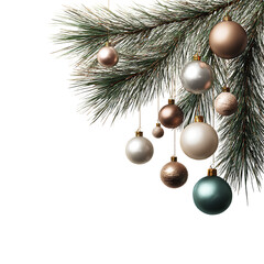 christmas tree with balls