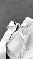 Plastic Sheets Abstract Texture Topview
Flexible Material White Color