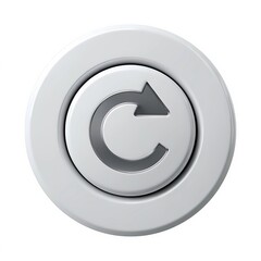 Circular arrow refresh icon used to signal page reload or system synchronization in digital interfaces
