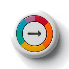 Circular arrow refresh icon used to signal page reload or system synchronization in digital interfaces