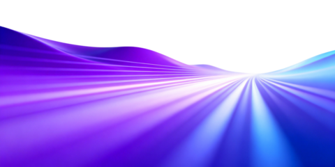 Abstract Purple Blue Wave Light Rays Background