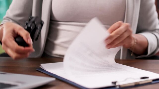 Certified Notary Stamp On Legislation Certificate