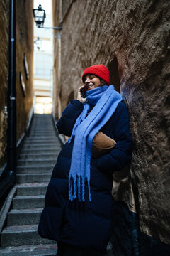 Winter Call In A Hidden Alleyway