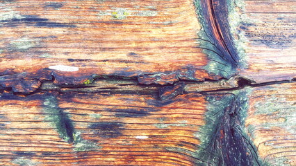 Wood Grain Abstract Texture Closeup
Weathered Surface Brown Green Color