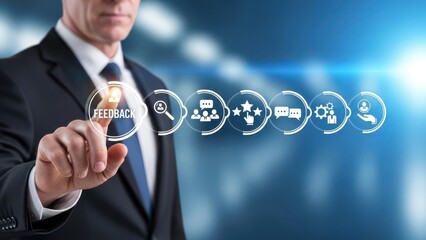 Get feedback for improvement. Listen to team and customer feedback to improve work efficiency. Team communication skill, engagement, idea sharing, open mind, customer feedback and consulting