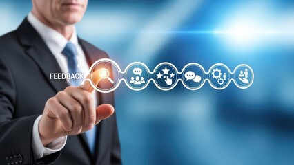 Get feedback for improvement. Listen to team and customer feedback to improve work efficiency. Team communication skill, engagement, idea sharing, open mind, customer feedback and consulting