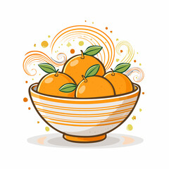 Oranges in bowl orange fruit healthy snack nyepi day.