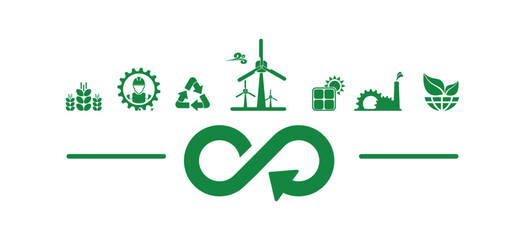 circular economy icons