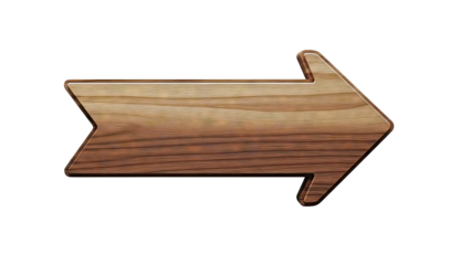 Wooden Arrow Sign