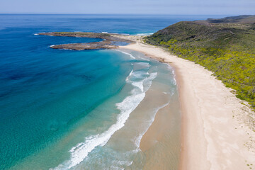 Moonee Beach - NSW Australia Aerial view
