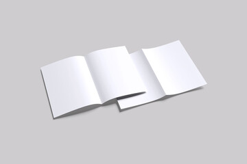 Realistic Brochure Mockup Blank