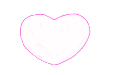 A pink heart shaped balloon illustration, isolated on a transparent background, conveying love, romance, and playful charm.