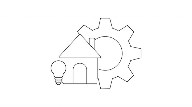 Smart Home Automation System Concept - Innovation and Efficiency.