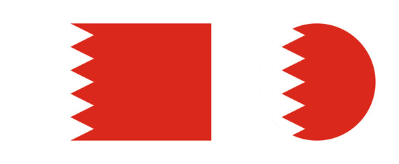 Vector illustrayion of bahrain flag