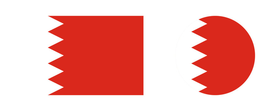 Vector illustrayion of bahrain flag