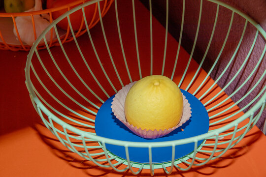 Lime sitting in bowl