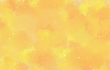 明るい黄色の水彩テクスチャ背景