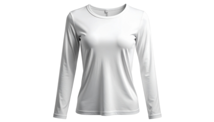 white shirt isolated on white background