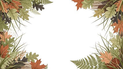 Vibrant floral arrangement of sunflowers, leaves, and pine branches on white background