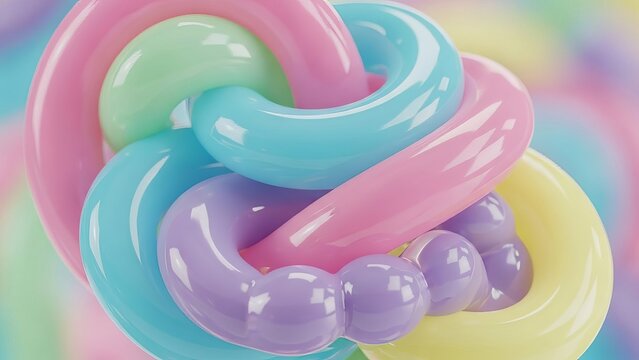 Futuristic Neon Wireframe Sphere