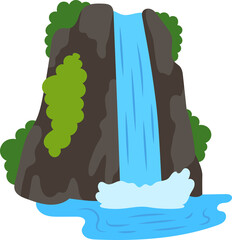Waterfall Illustration