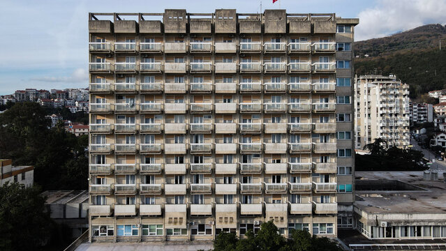 Apartment Building With Modular Balconies