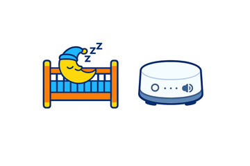 Naklejka premium Baby Sleep Concept