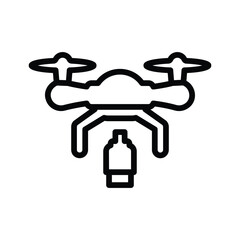 Drone cable icon