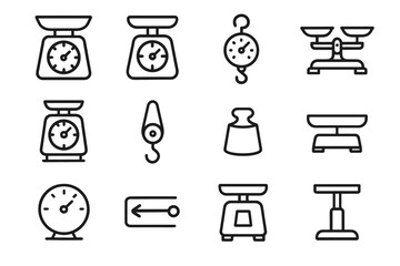 Knob vector mechanical icon scale dial vintage analog kitchen double spring